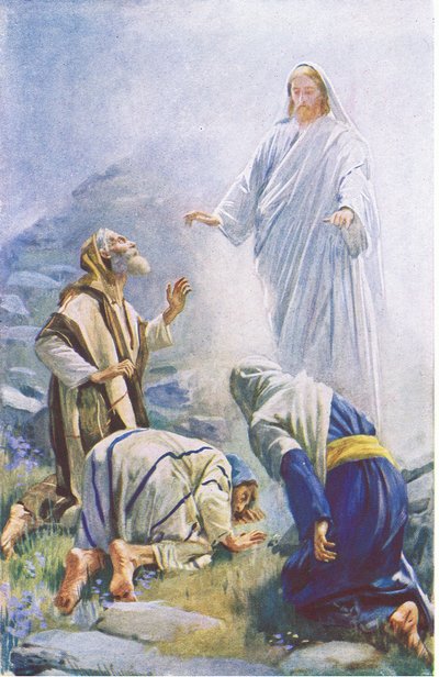 La transfiguration, illustration de Harold Copping Pictures: The Crown Series, vers 1920 - Harold Copping