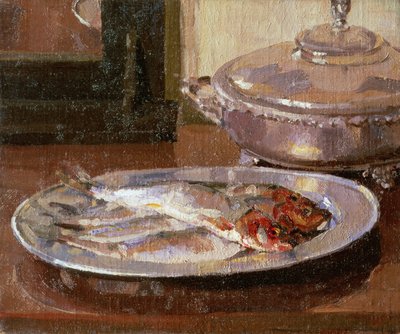 Poisson sur une Assiette - Harold Gilman
