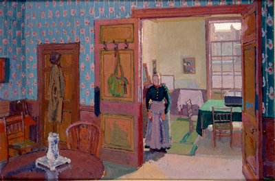 Intérieur avec Mme Mounter, 1916-1917 - Harold Gilman