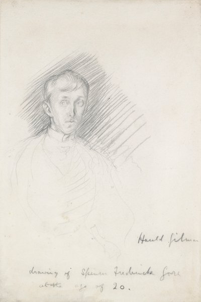 Portrait de Frederick Spencer Gore 1878-1914, vers 1911-1912 - Harold Gilman