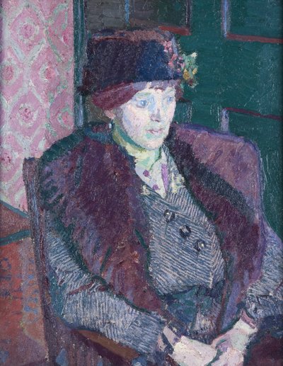 Portrait de Mme Victor Sly, vers 1914-15 - Harold Gilman