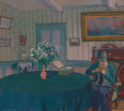 Sylvia Darning - Harold Gilman