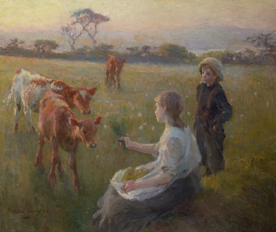 Nourrir les veaux - Harold Harvey