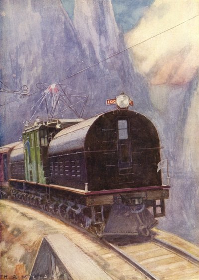 Une locomotive électrique - Harold Robert Millar