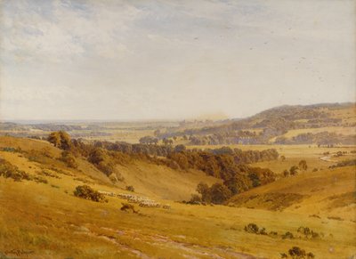Vue lointaine du château d