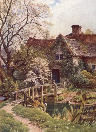 Un ancien cottage près d