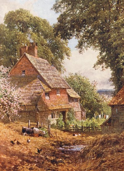 Une vieille ferme, près de Leith Hill - Harold Sutton Palmer