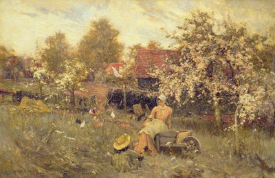 Dans le verger - Harold Waite