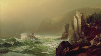 Île de Grand Manan (huile sur toile) - Harrison Bird Brown