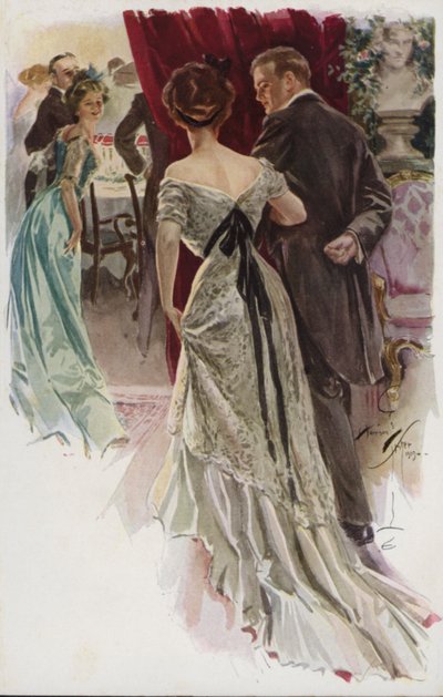 Illustration pour When a Man Marries par Mary Roberts Rinehart - Harrison Fisher