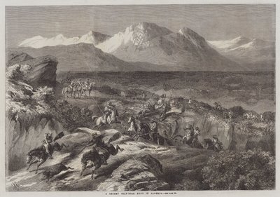 Une récente chasse au sanglier en Algérie - Harrison William Weir