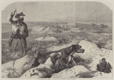 Chasse au tétras (gravure) - Harrison William Weir