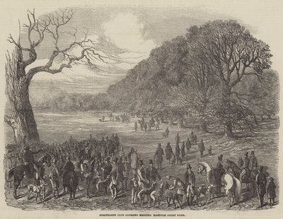 Réunion de coursing du Spelthorne Club, Hampton Court Park - Harrison William Weir