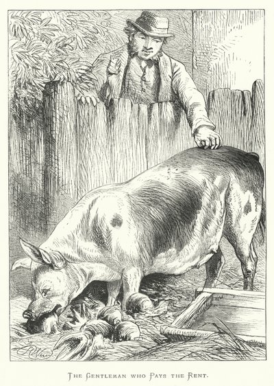 Le gentilhomme qui paie le loyer - Harrison William Weir
