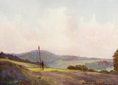 Terrains de golf : Forest Row, le quinzième green - Harry (1878 1950) Rountree