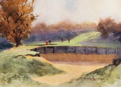 Terrains de Golf : Northwood, "La Mort ou la Gloire", le huitième trou - Harry (1878 1950) Rountree