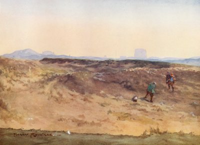 Terrains de golf : Sandwich, le "Sahara" - Harry (1878 1950) Rountree