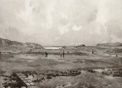 Terrains de golf : Bude, le trou "Nursery Maid" - Harry (1878 1950) Rountree