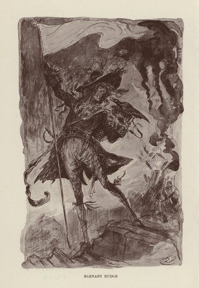 Illustration pour Barnaby Rudge de Charles Dickens - Harry (after) Furniss