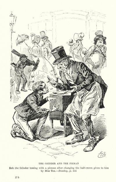 Illustration pour Dombey et Fils de Charles Dickens - Harry (after) Furniss