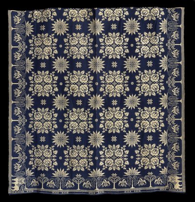 Couverture à double tissage - Harry (attr.to) Tyler
