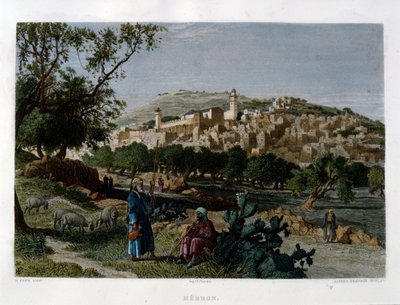 Hébron, gravé par Alfred Krausse d