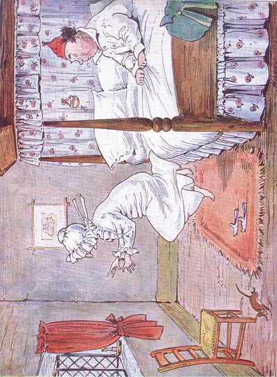 La vieille Mme Slipper Slopper sauta du lit, 1920 - Harry B Neilson