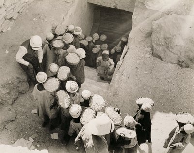 Fermeture de la tombe de Toutankhamon, Vallée des Rois, février 1923 - Harry Burton