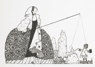 Une femme en marionnettiste. - Harry Clarke