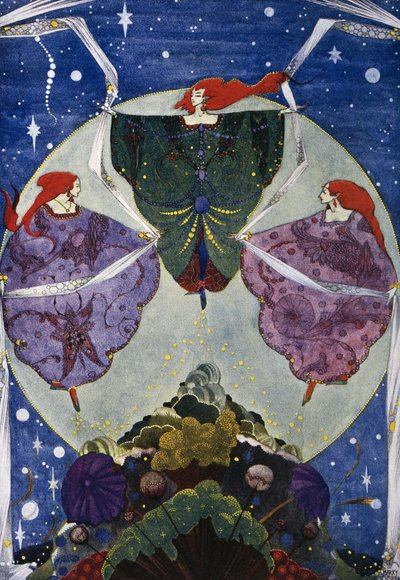 La Colline des Elfes, conte de fées par Hans Christian Andersen, illustration par Harry Clarke - Harry Clarke