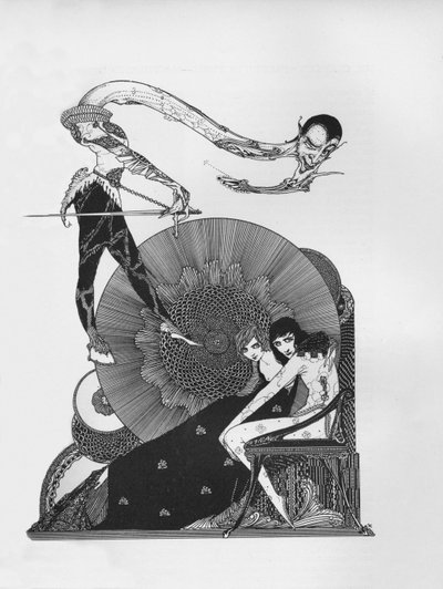 Page de titre de Faust de Goethe, 1925 - Harry Clarke