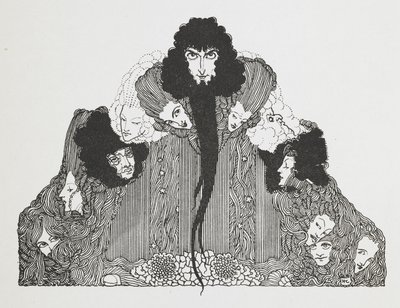 Illustration de Barbe Bleue - Harry Clarke