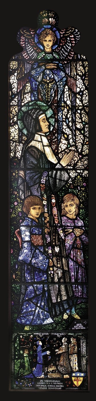 La Bienheureuse Julie avec deux enfants, 1927 - Harry Clarke