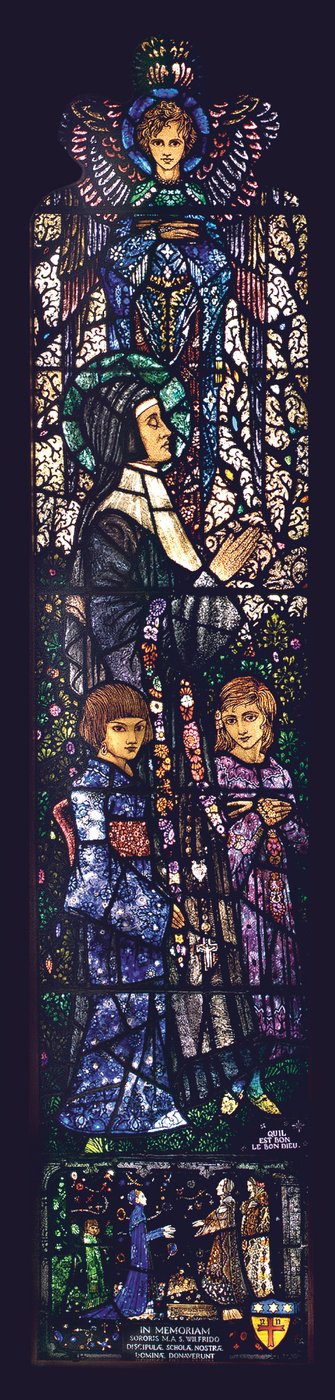 La Bienheureuse Julie avec deux enfants, 1927 - Harry Clarke