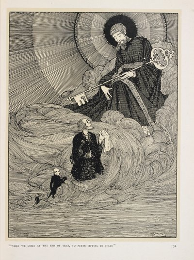 Le Violoneux de Dooney. "Quand nous arriverons à la fin des temps, à Pierre assis en majesté" - Harry Clarke