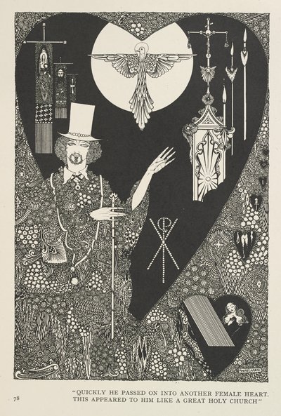 Les Galoshes de la Fortune. Rapidement, il passa dans un autre Cœur Féminin. Cela lui apparut comme une grande Sainte Église. - Harry Clarke