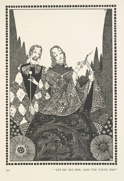 La Vieille Maison. "Laissez-moi le voir," dit le jeune homme. - Harry Clarke