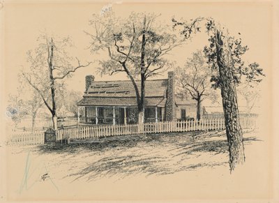 Ferme de H. P. Bottom près de la position de Rousseau - Harry Fenn