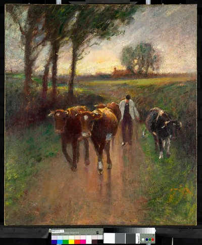 Conduire les vaches au pâturage - Harry Fidler