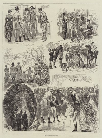 Une Journée à Beckton Hall - Harry Furniss