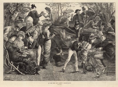 Au match de cricket Eton et Harrow - Harry Furniss