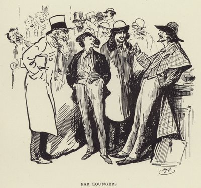 Les habitués du bar - Harry Furniss