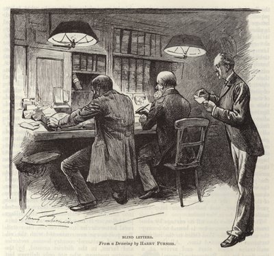 Lettres aveugles - Harry Furniss