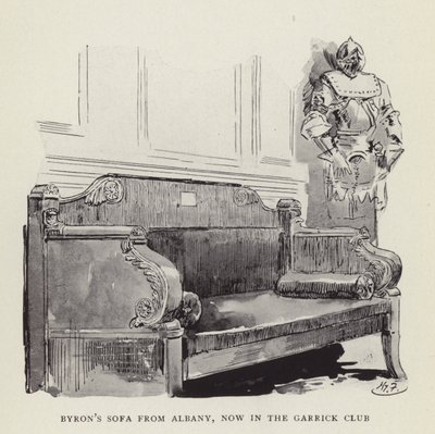 Le canapé de Byron d