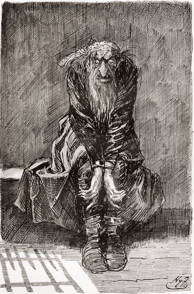 Fagin dans la cellule des condamnés. "Il s
