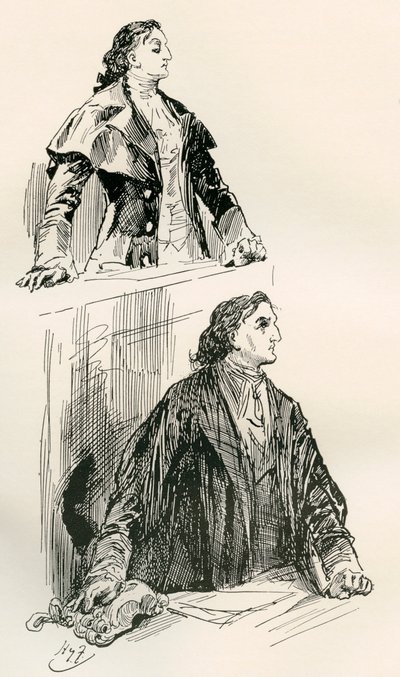 Illustration pour le roman A Tale of Two Cities de Charles Dickens - Harry Furniss