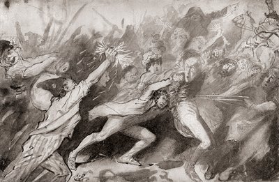 Illustration pour le roman A Tale of Two Cities de Charles Dickens - Harry Furniss