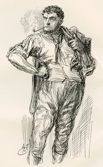 Illustration pour le roman de Charles Dickens Un conte de deux villes - Harry Furniss