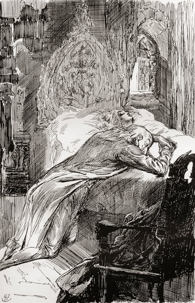 Illustration pour The Old Curiosity Shop de Charles Dickens - Harry Furniss