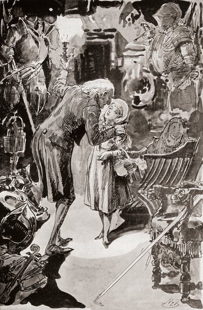 Illustration pour The Old Curiosity Shop de Charles Dickens - Harry Furniss